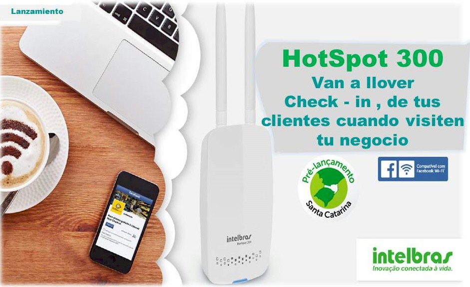Solintel Perú: Intelbras HOTSPOT 300 WiFi SoHo