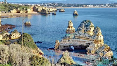 Espectaculaers paisajes en el Algarve portugués, viajes y turismo