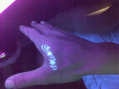 black light tattoo black light tattoo cool glow sticks