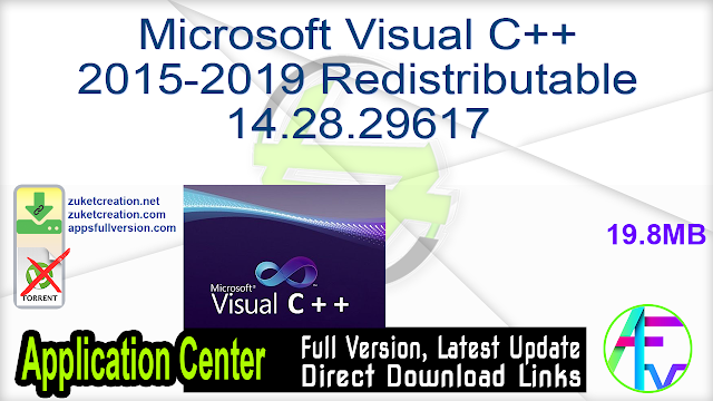 Microsoft Visual C 15 19 Redistributable 14 28 Free Download