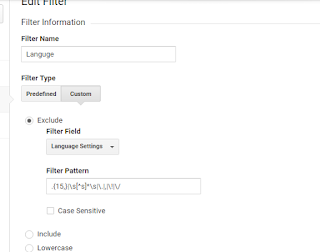 Configure Filters In google analytics