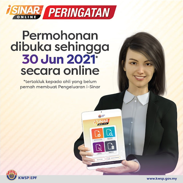 I Sinar Kwsp Permohonan Baharu Pengeluaran Rm10 000 Jun 2021 Kini Dibuka