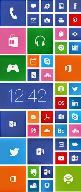 Windows phone - Widgets vectorizados gratis