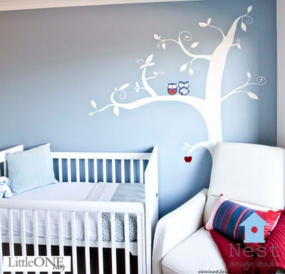 Funky Baby Nursery on Design Dazzle  Owl Inspired Baby Nursery