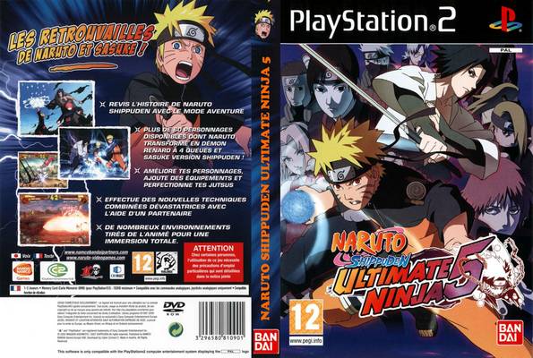 NARUTO SHIPPUDEN ULTIMATE NINJA 5 PS2 ISO DOWNLOAD (EUR)