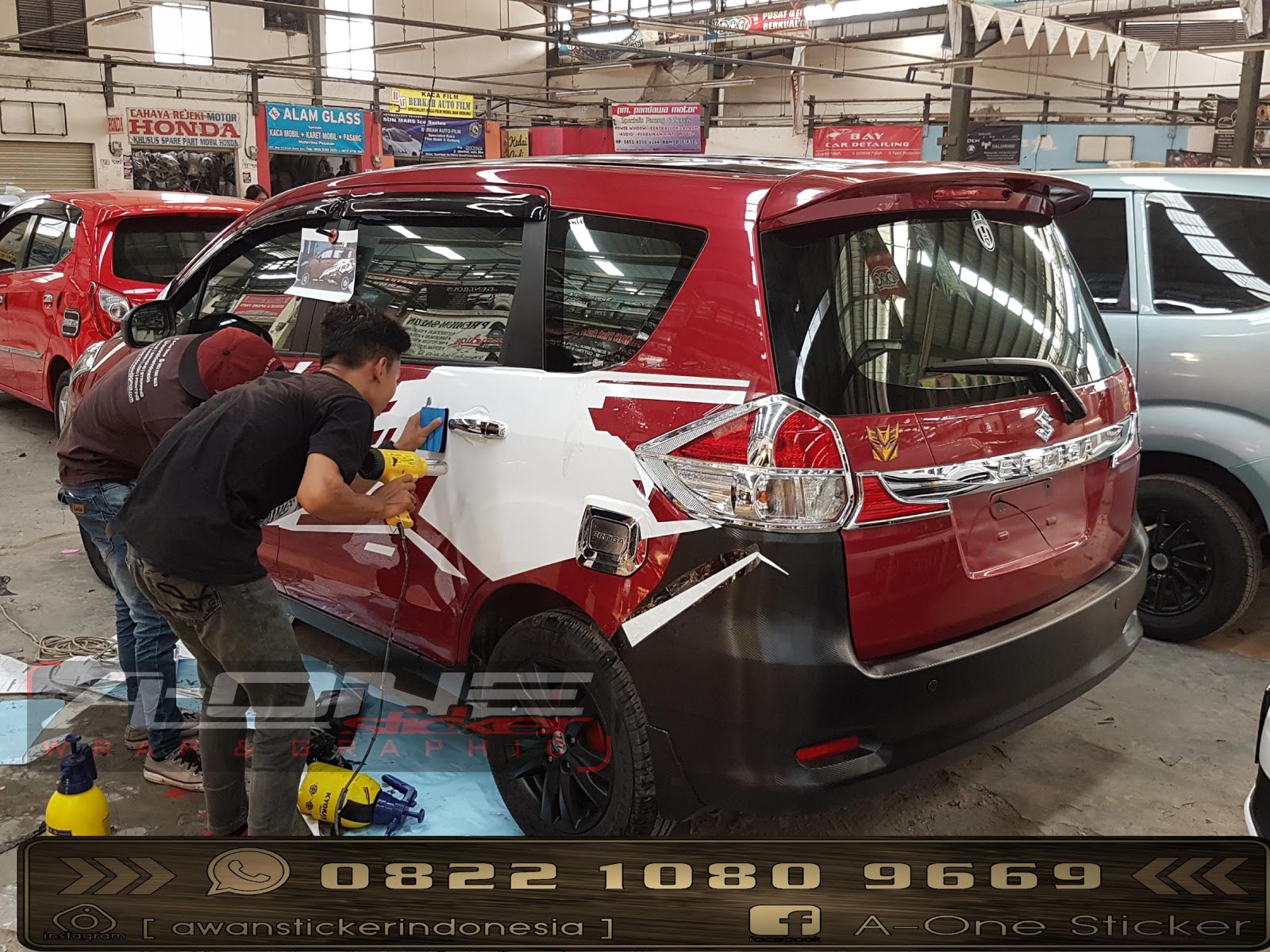 Cutting Sticker Mobil Modifikasi Sticker Depok Jakarta Bogor Ertiga Sticker Modifikasi Cutting Sticker Mobil