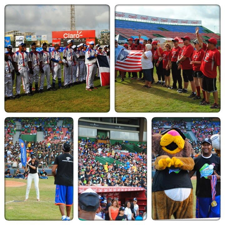 Clásico de Beep Béisbol organizado por la Fundación Francina Hungría en Dominicana