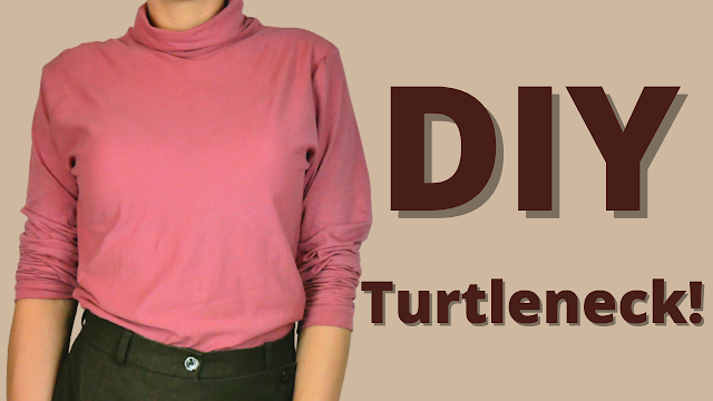 Diy turtleneck ! step by step tutorial and pattern