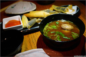 Platos del Restaurante Japonés Sakagura en Nueva York