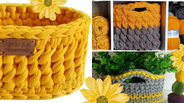 Cestos grandes a crochet: cómo hacer tu propio almacenamiento elegante y funcional