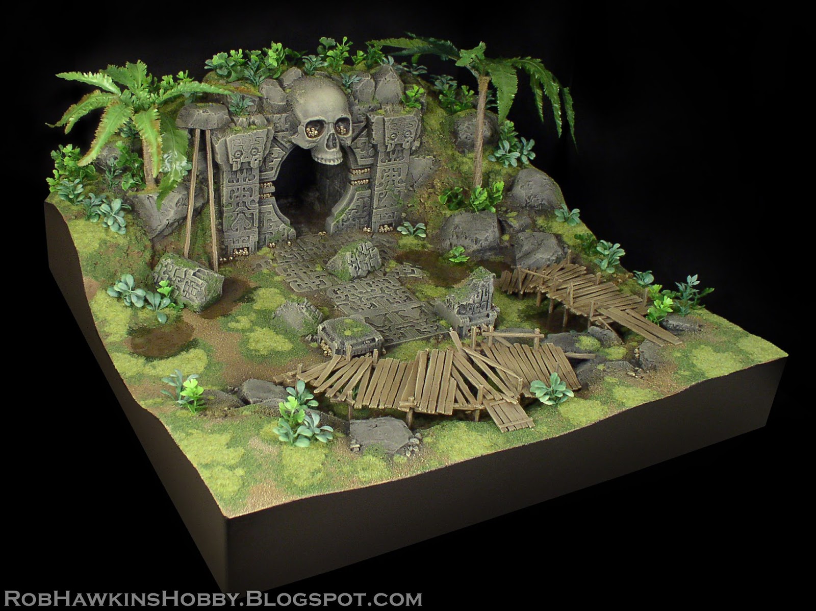 Rob Hawkins Hobby: Conan Terrain: Jungle Temple