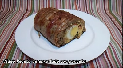 Vídeo receta de enrollado de carne con panceta