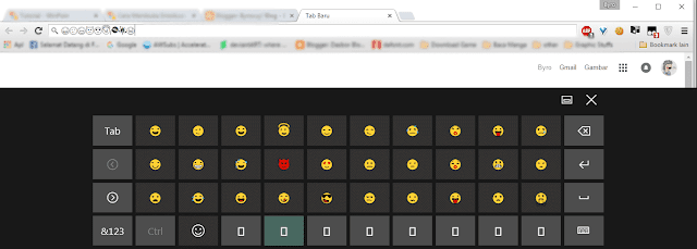 Cara memakai Emoticon di Windows 10