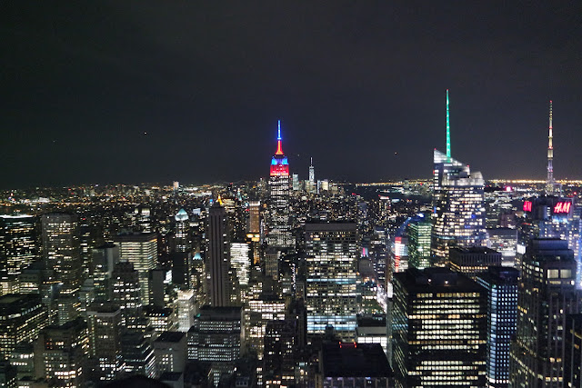 Top of the Rock Day and Night