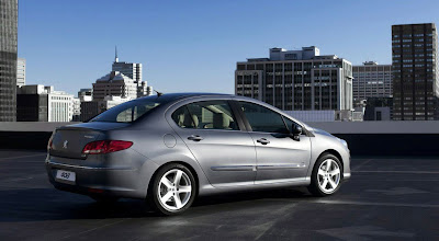 2011 Peugeot 408 Rear Angle View