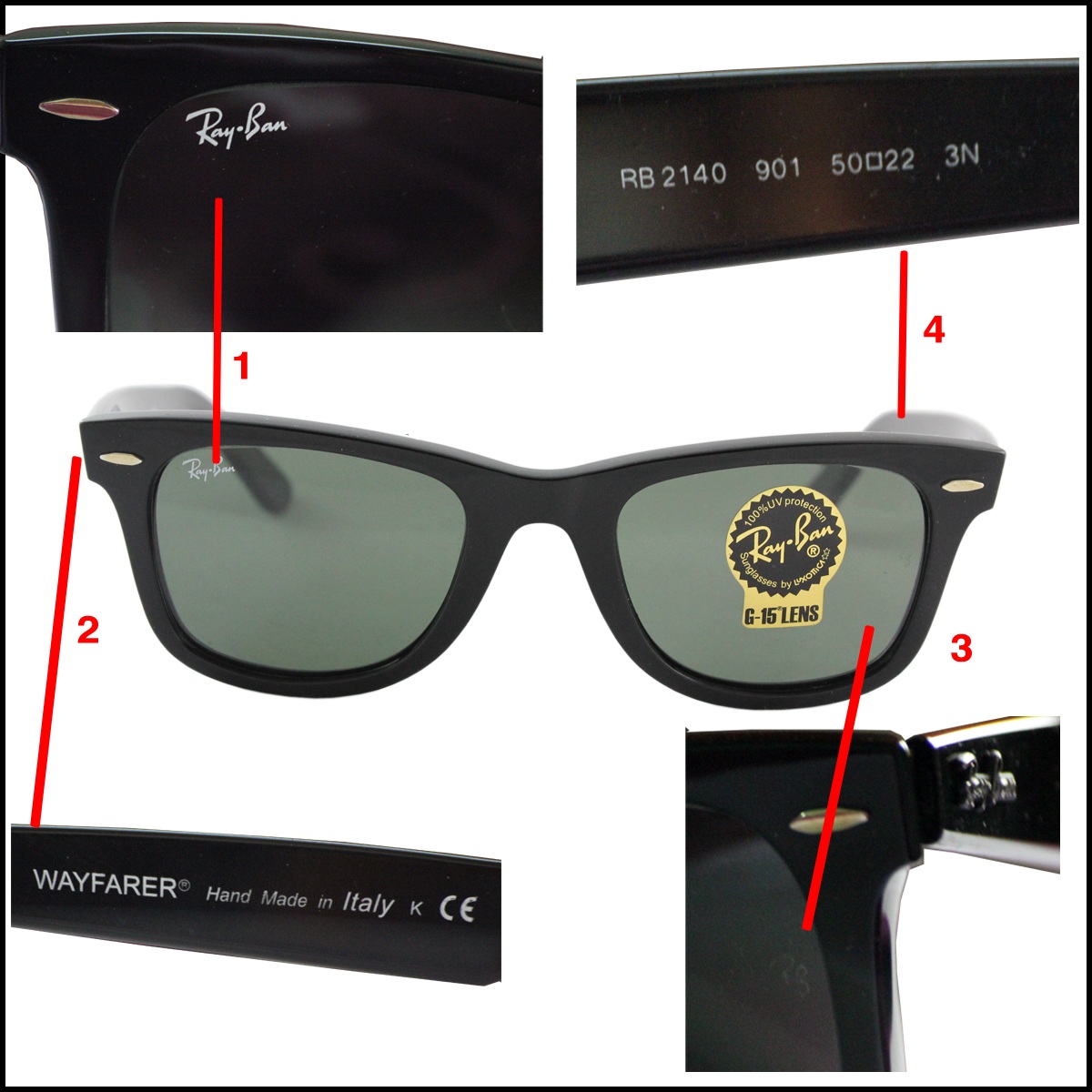 La Belle Imparfaite: Mes fausses Ray-Ban, la différence ...