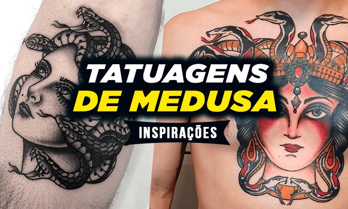 Tatuagens de Medusa para se inspirar
