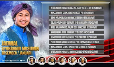 Jadwal Syubbanul Muslimin Januari 2018 Lengkap Terbaru