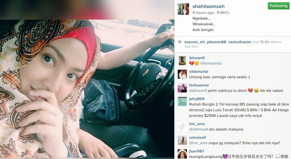 Shila Hamzah Dedah Gambar Kekasih Yang Sebenar - Putar Belit