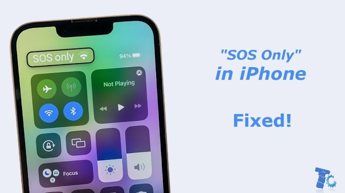 SOS Only iPhone - What Does It Mean & How to Fix?