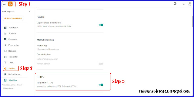 Mengaktifkan SSL HTTPS