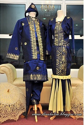 iLaHadar Ratu Sehari Baju  Sanding  Songket 