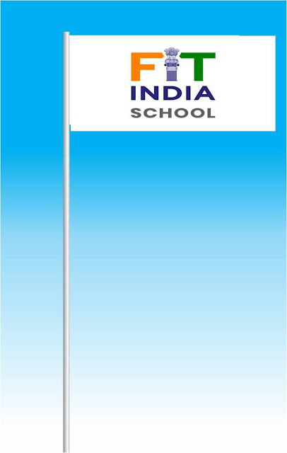 MAPS Fit India School Flag