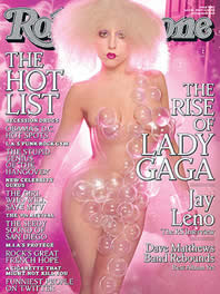 Lady Gaga posa nua para revista Rolling Stone