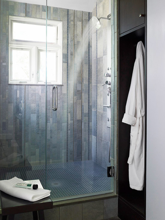 Desain Kamar Mandi Shower Minimalis Tanpa Bathub