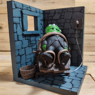 Frankenstein 3D printed diorama