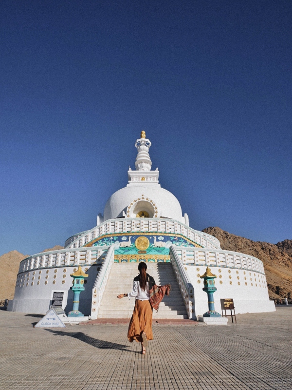 Shanti Stupa Leh Ladakh temple