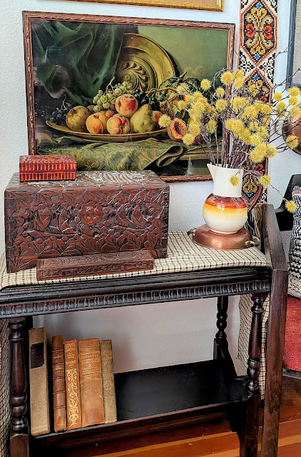 A Warm Vignette Created with Recently Curated Objects