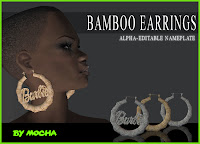 Bamboo Name Earrings3