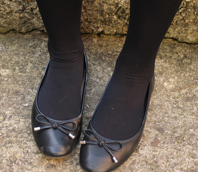 BHS shoes flats how i style monochrome 