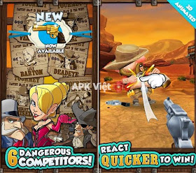 Quick Shooter v0.54 APK: game đọ súng cao bồi viễn tây cho android (mod)