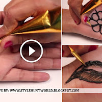 2 Simple Arabic Mehndi Design Tutorials For Beginners - Full Tutorial