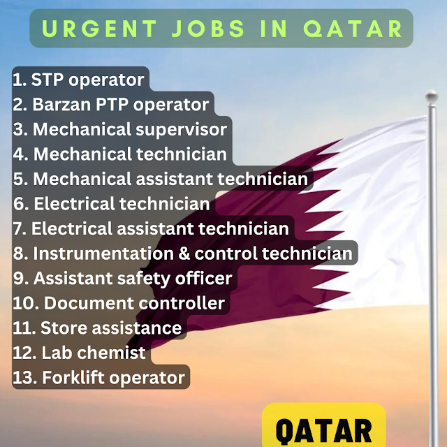Urgent Jobs in Qatar