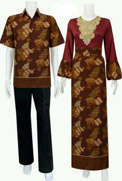 Model Desain Gambar  Model Baju  Batik  Wanita Modern Terbaru