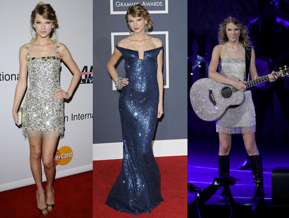 More Sequin skirt looks Queen of Shimmer Taylor Swift
