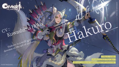 Hakuro: A wolf Spirit and a devotee of the art of archery