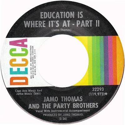 Jamo Thomas And The Party Brothers ‎– Education Is Where It's At