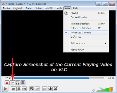 Capture Screenshot on VLC