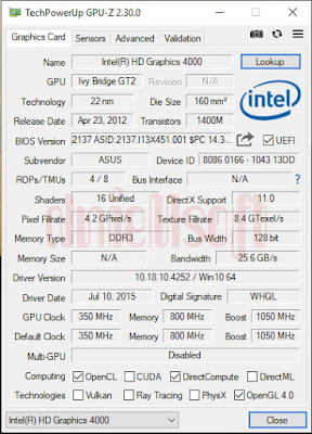 GPU-Z Portable Windows 10