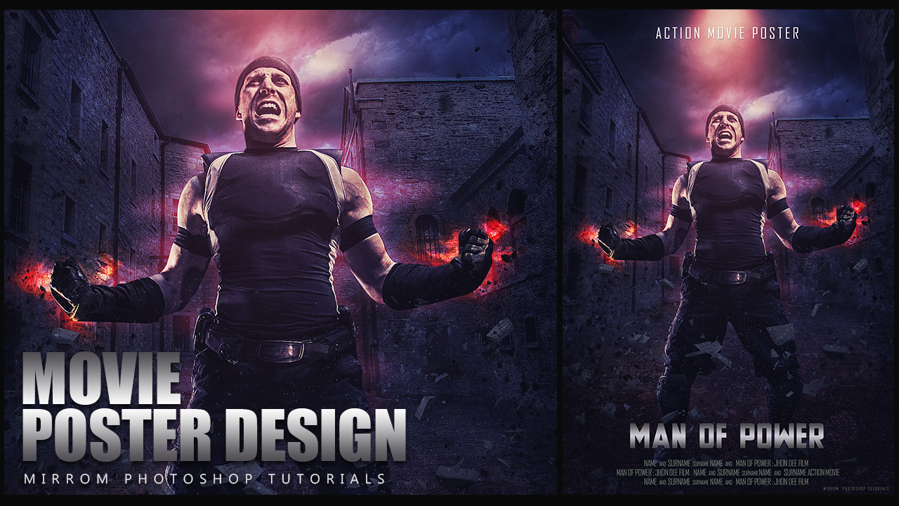 Create a Dramatic Action Movie Poster In Photoshop CC