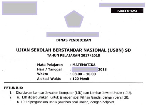 Soal Matematika Kelas 6 Dan Kunci Jawabannya Soal Revisi