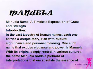 meaning of the name "MANUELA"