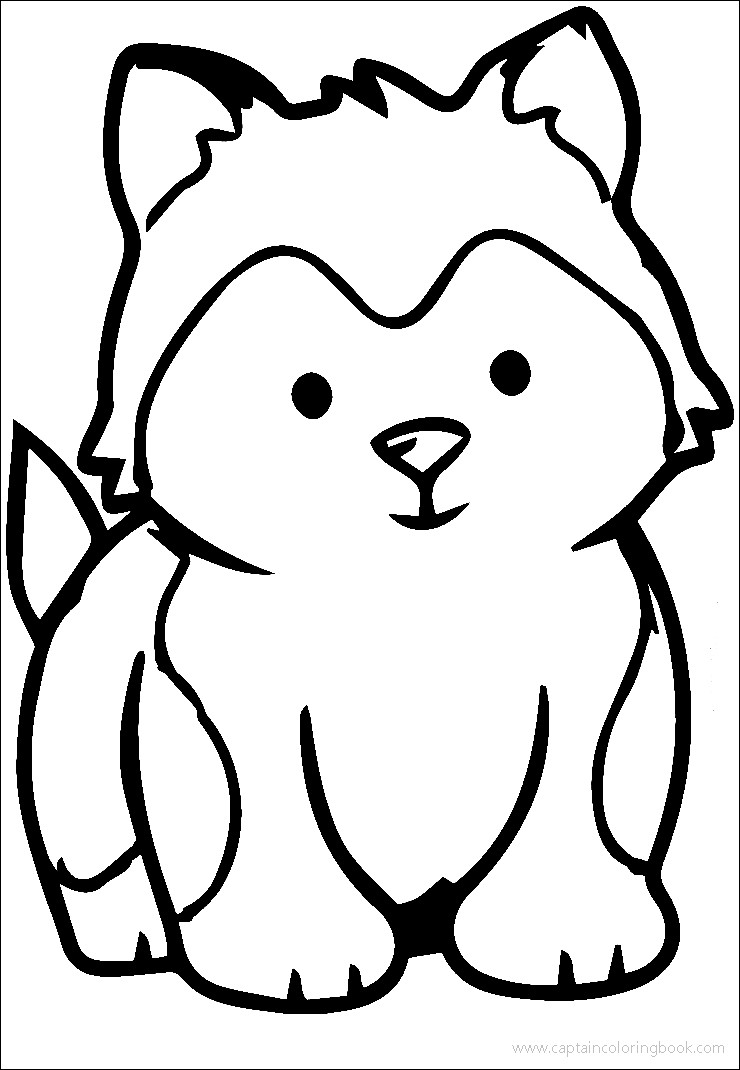 Download Coloring Page: Cartoon Animals To Coloring Page