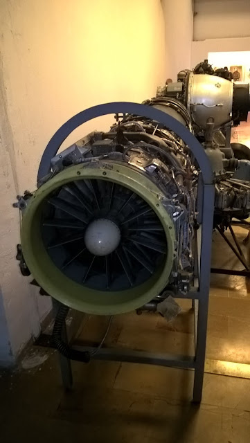 Eski Savaş Uçağı Jeti Motoru, turbofan