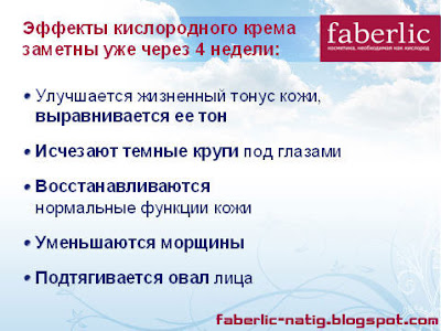 Уникальность и преимущества кислородной косметики FABERLIC