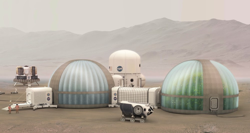 Mars Ice Home exterior by NASA, SEArch+ & Clouds AO